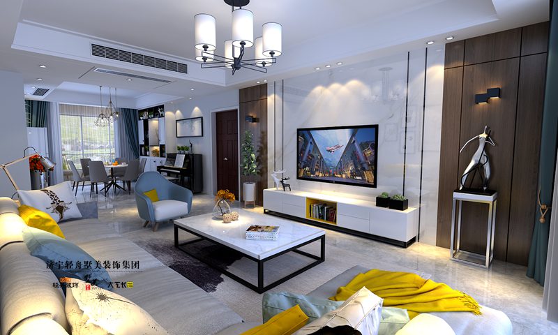 创业公寓 F楼东户215平米 现代风格――设计师刘春丽